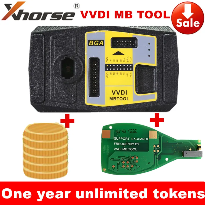 

Один год Ulimited Токен Xhorse VVDI MB BGA TooL V5.0.5 для Benz ключевой программатор VVDI MB Tool + для Benz FBS3 бесключевая печатная плата