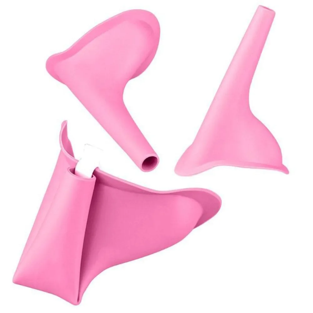 

High Quality Portable Women Camping Urine Device Funnel Urinal Female Travel Urination Toilet Women Stand Up & Pee Soft