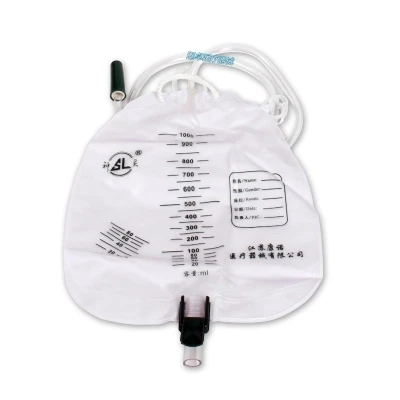 10 шт. дренажный мешок для сбора мочи 1000 мл|Урологические расходные материалы| |