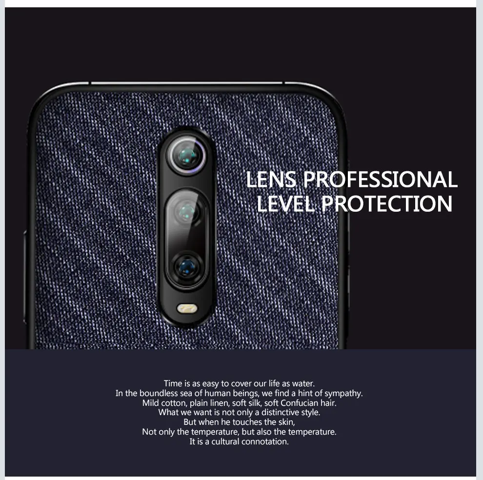Для Xiaomi Mi9T чехол Mofi для Xiaomi Mi9T Pro чехол задняя крышка костюм ткань джентльмен Redmi K20 Pro для XiaomMi 9T Pro