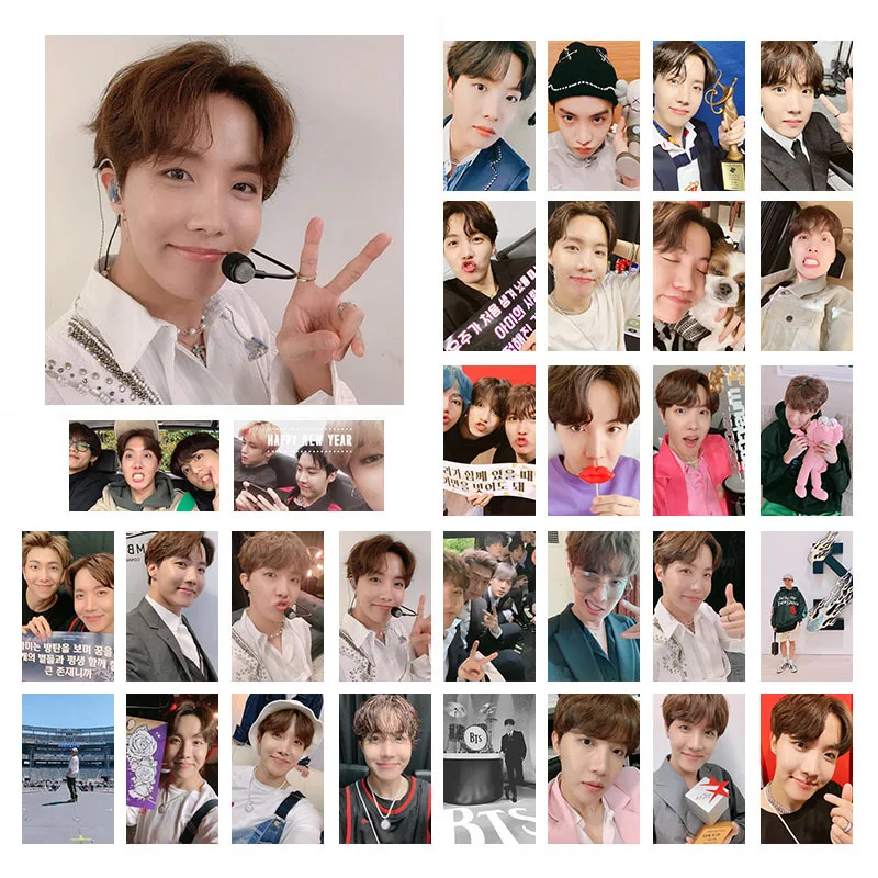Kpop Bangtan Boys Jungkook V селфи фото карты постер Фотокарта Lomo фото|Мужские перчатки| |
