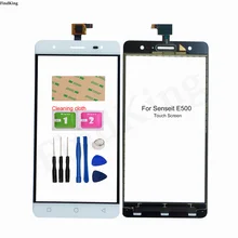 5.5'' Mobile Phone Touch Screen Front Glass For Senseit E500 Touch Screen Glass Digitizer Panel Lens