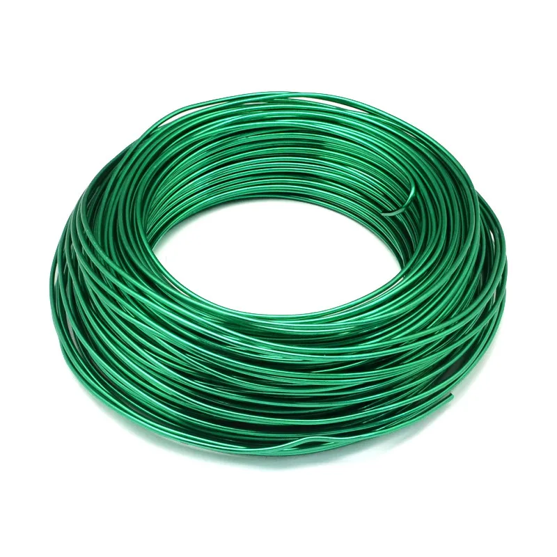 Green 500g 0,8/1/1,5/2/3/3,5/4/5/6 мм алюминиевая проволока ювелирных изделий для ювелирных украшений Hand-Made ремесла F60 - Цвет: Green