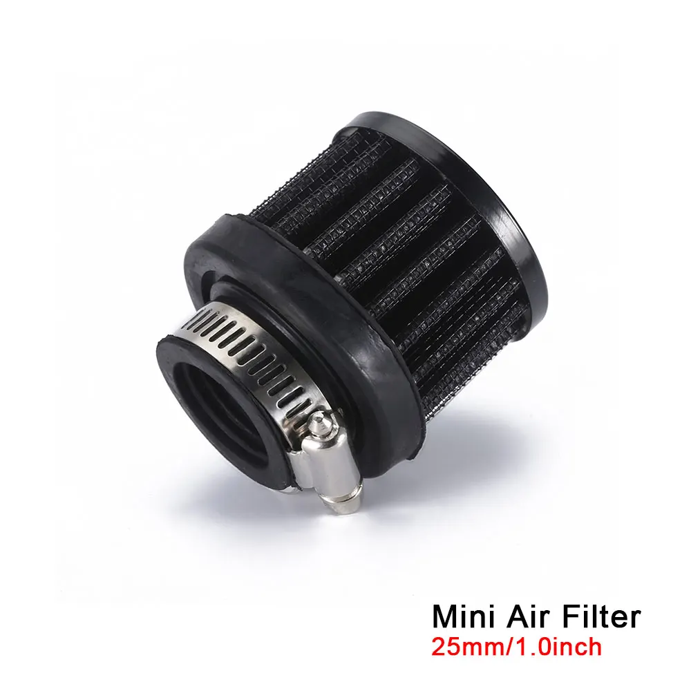 

Universal Car Air Filters Performance High Flow Cold Intake Filter Induction Kit Sport Power Mesh Cone 1inch 25mm Mini Breather