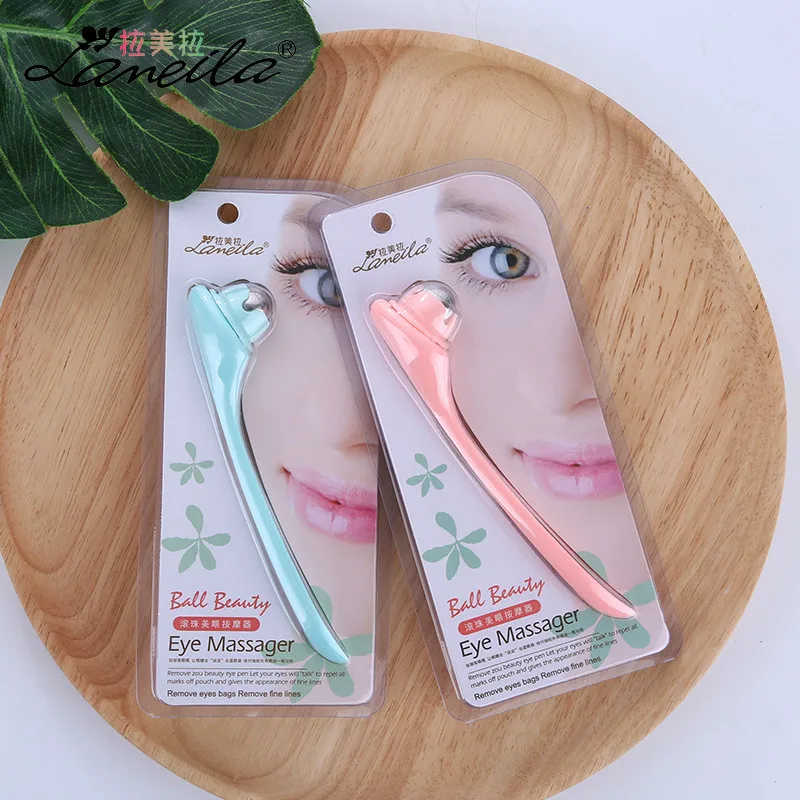 Ручной массажер для глаз против морщин роликовый шарик ухода за глазами 360