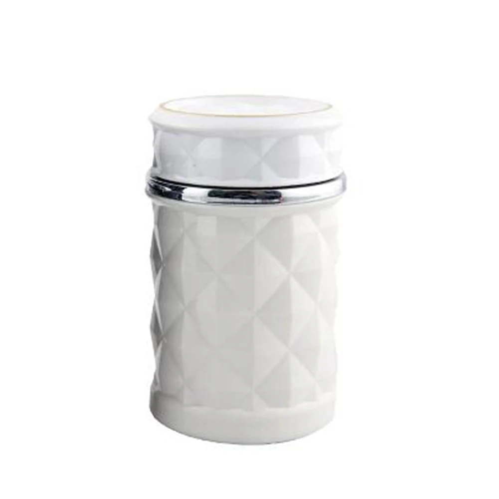 Анти огонь авто пепельница с голубой светодиодный легкая Зажигалка Бездымная