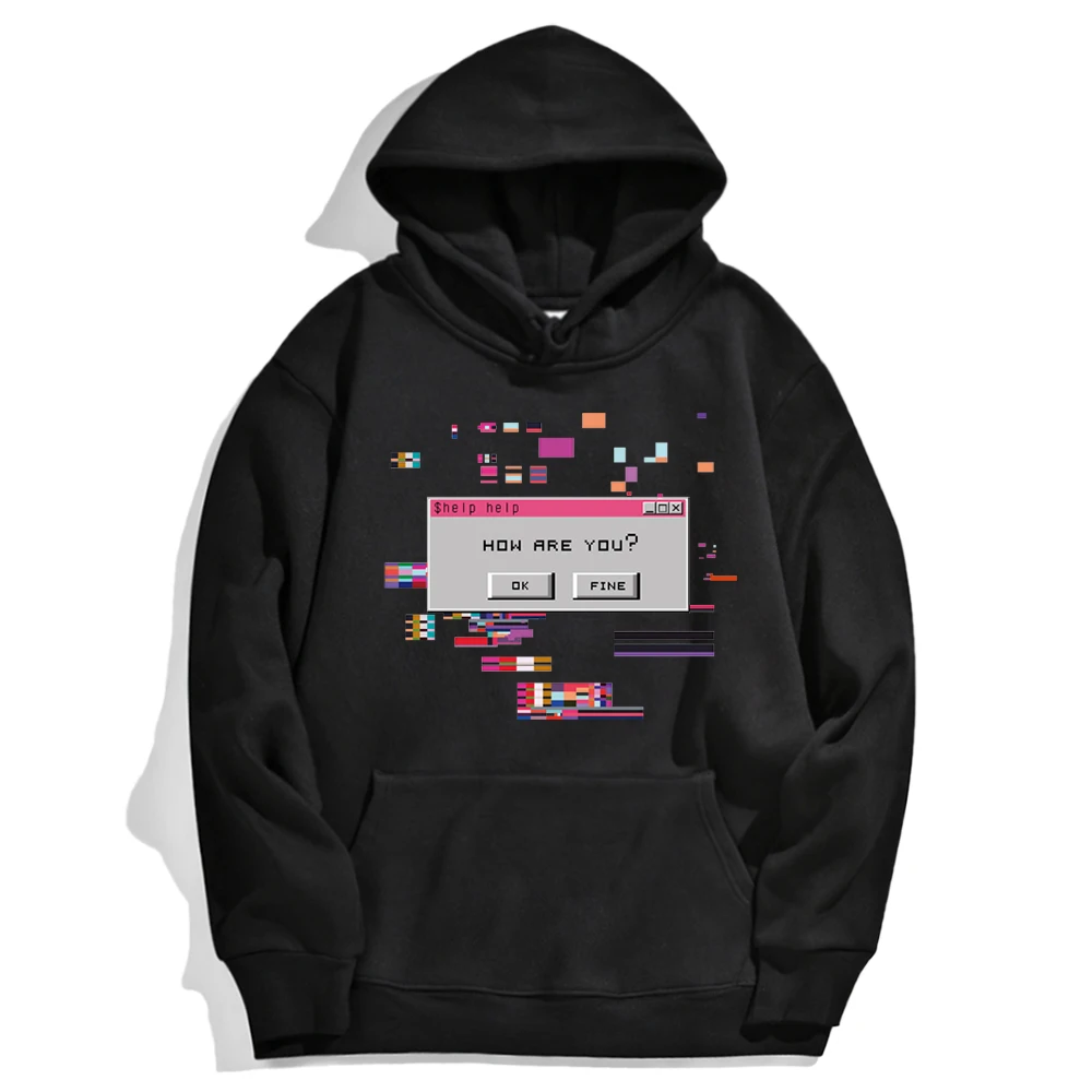 

Женская толстовка с надписью «How Are You Personality», модная Корейская толстовка с капюшоном, теплый пуловер в стиле хип-хоп, 2020