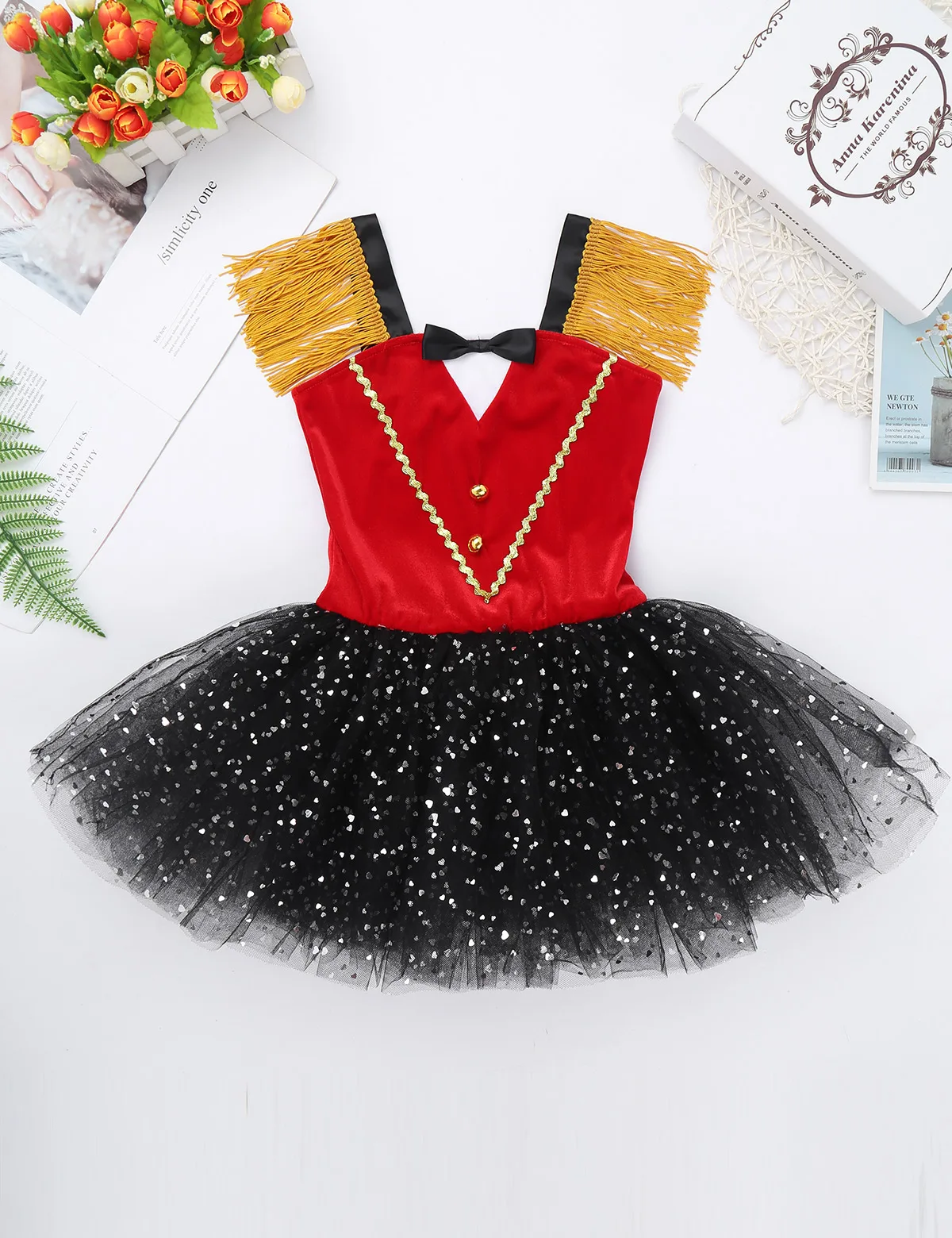 Нарядный костюм для косплея на Хэллоуин маленьких девочек принцессы цирка