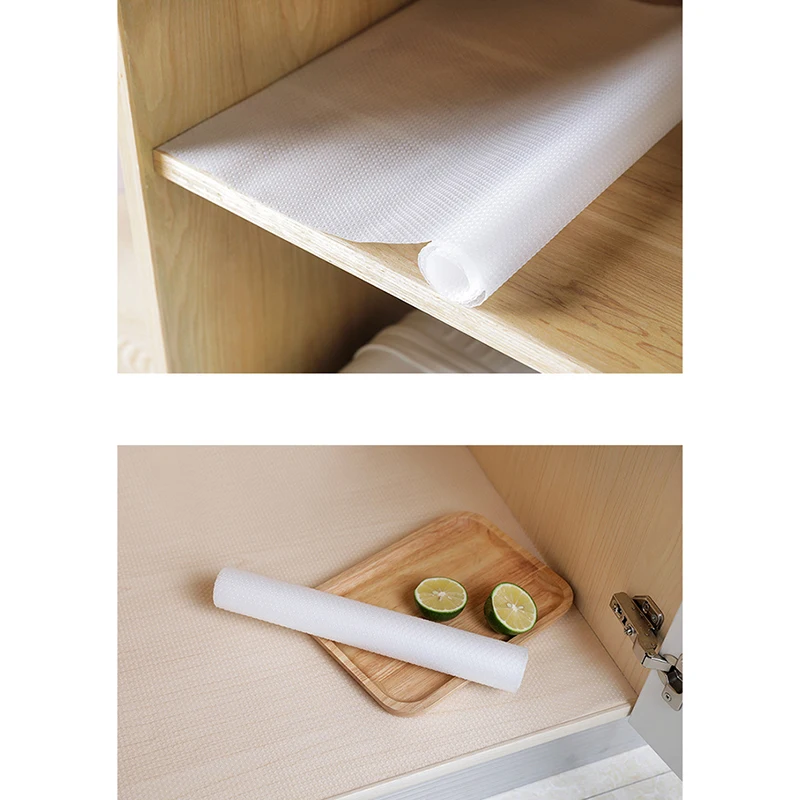 

Clear EVA Waterproof Drawer Cover Lining Cabinet Non-slip Table Cover Mat For Kitchen Cupboard Refrigerator Home Organization