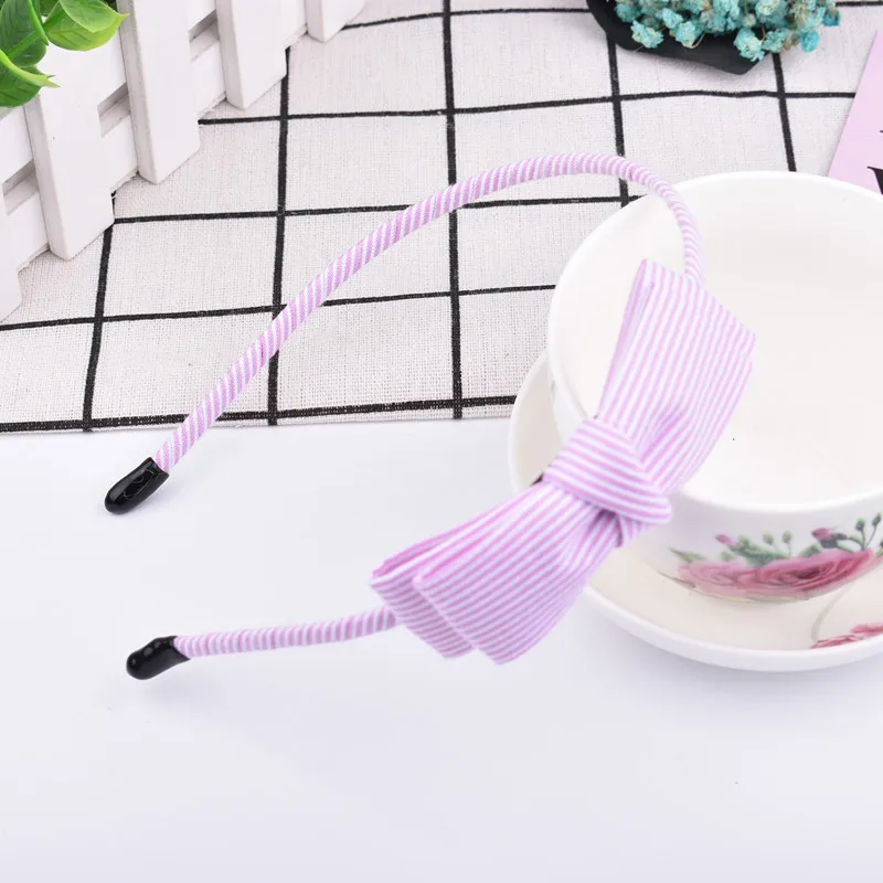 

1Pc Cute Canvas Bows Baby Girls Hairbands Kids Headbands Children Hair Hoop Boutique Tiara Headwear Hair Accessories