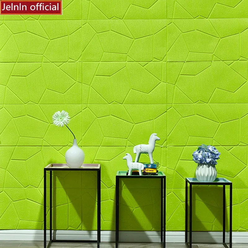 Wallpaper self-adhesive 3D living room TV background wall sticker Ceiling waterproof bedroom decoration wallpape | Дом и сад