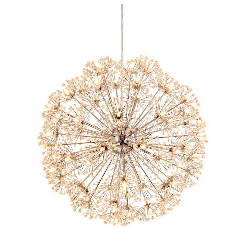 Кухонный Хрустальный подвесной светильник Глобус светодиодный для столовой