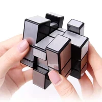 qiyi magic mirror cube 3x3x3 gold silver professional speed cubes puzzles speedcube educational toys for children adults gi