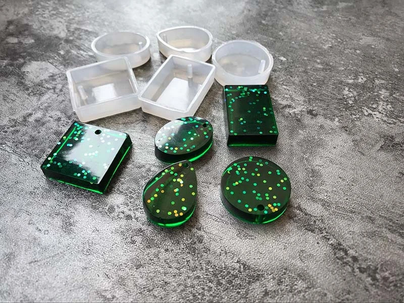 5pcs DIY Pendent Silicone Molds Resin Casting Craft Handmade Candle Mould Jewelry Solid Making Tool Epoxy | Дом и сад