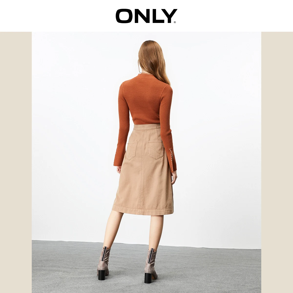 Только для женщин Slim Fit Однотонная одежда базовый вязаный | 119324567