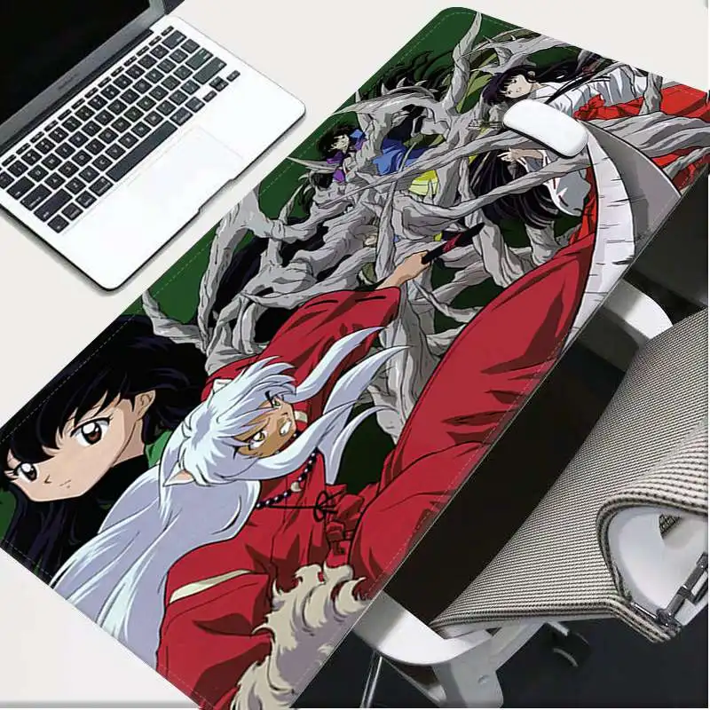 

MRGLZY Custom Anime Mouse Pad Oversized Keyboard Pad Inuyasha Perimeter Souvenir Sesshomaru Notebook Desk Pad