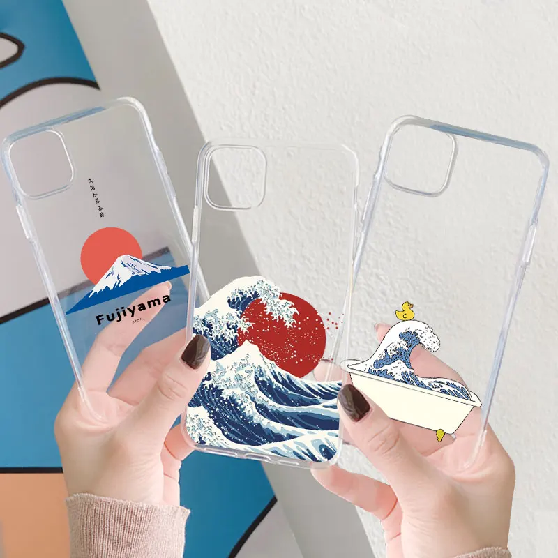 Волна kanagawa для Samsung Galaxy A52 A32 A72 S20 FE S9 S10 S21 Ultra Plus A51 A71 A21S A10 A12 A20E A50 A70 A31 A40 M31 S8 A7 2018
