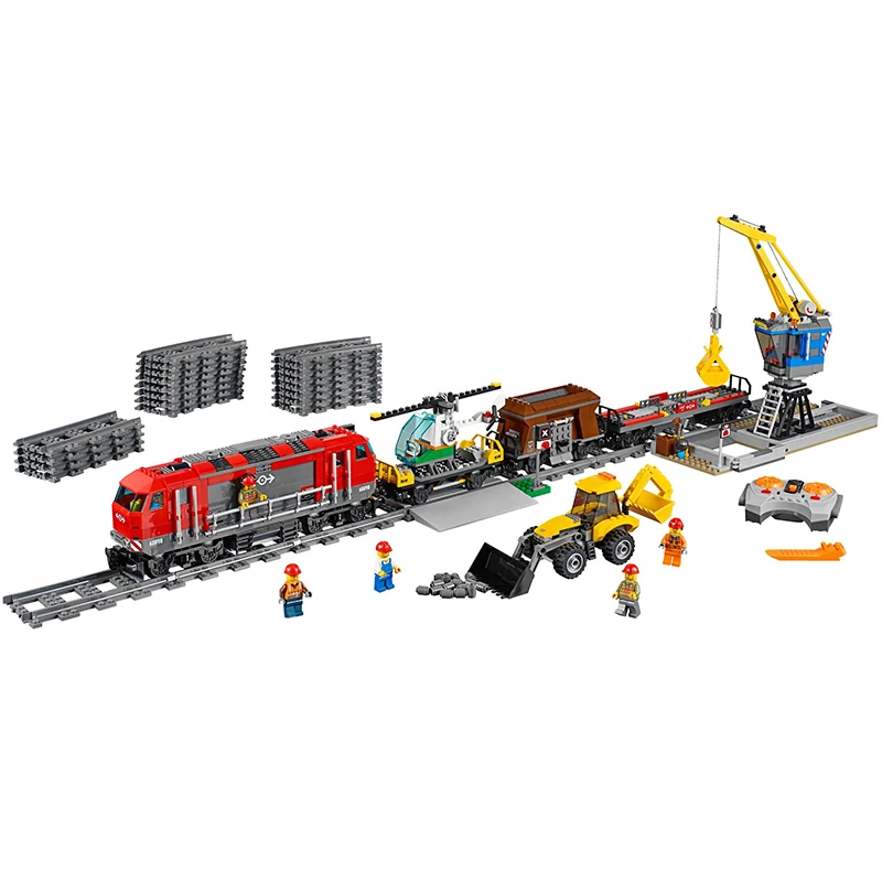 Technic RC Высокоскоростной Пассажирский поезд тяжелый груз Рождественский