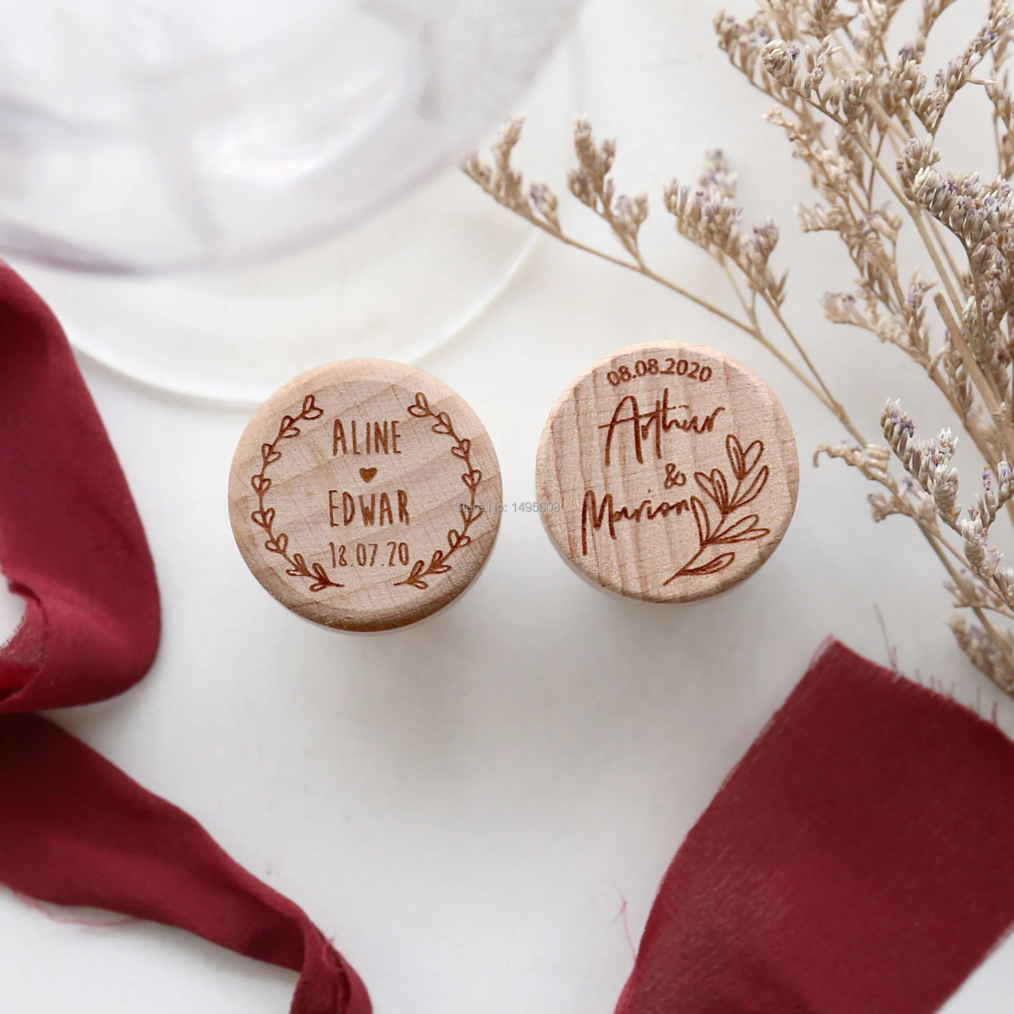 50 шт. персонализированные пробки для бутылок декоративные деревянные сувениры