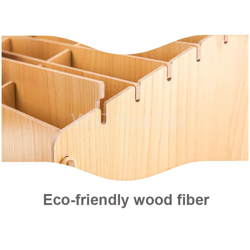 Настольный деревянный ящик для хранения телефона с ЖК-экраном органайзер