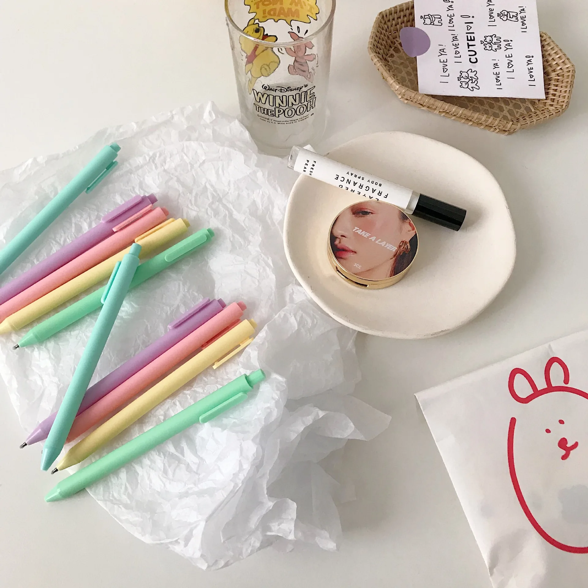 1 шт. цветная свежая и живая гелевая ручка Macarons эстетические канцелярские