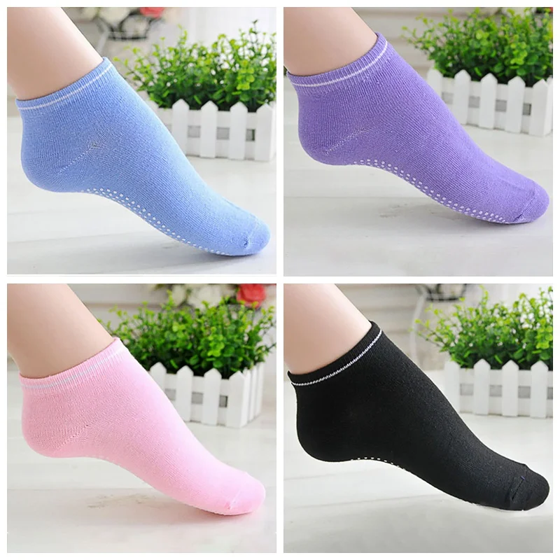 

Hot! Women Yoga Socks Anti-slip Silicone Gym Pilates Ballet Socks Fitness Sport Socks Cotton Breathable Comfortable Elasticity