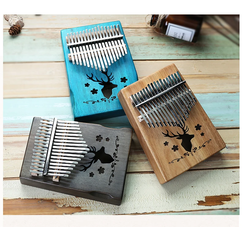 17 клавиш Kalimba Sanza «пианино для больших пальцев» Африканский палисандр цельная доска палец сумка для фортепиано Cega клавиатура Marimba деревянный музыкальный инструмент