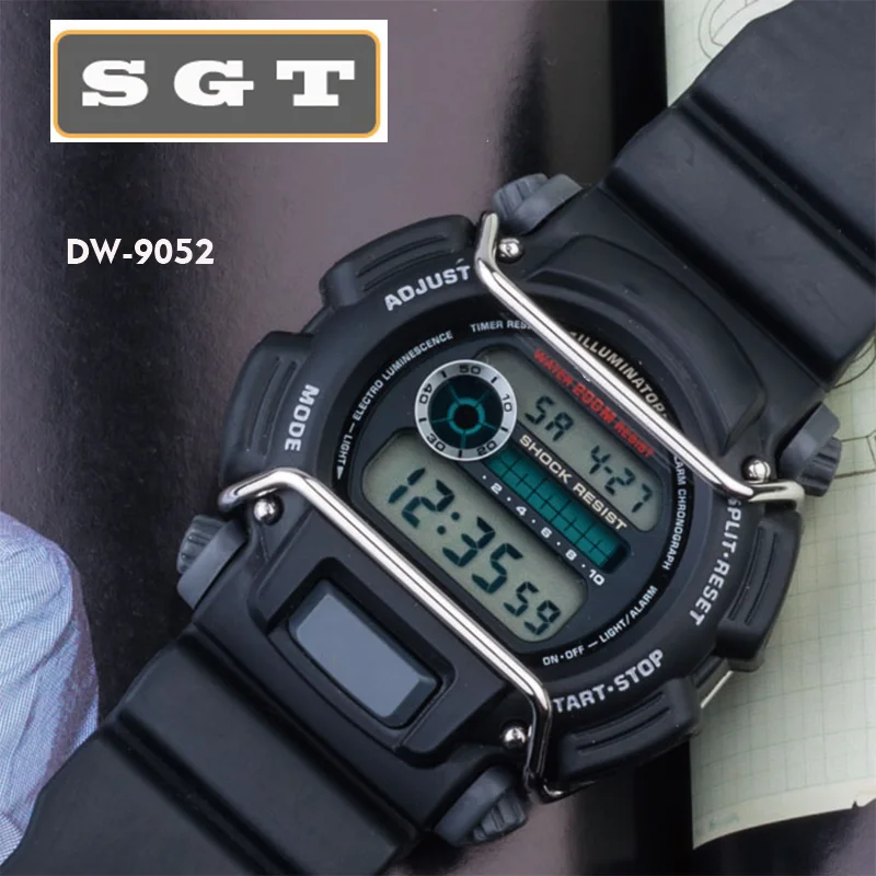 Бампер для часов DW9052 аксессуары из нержавеющей стали черный серебристый золотой