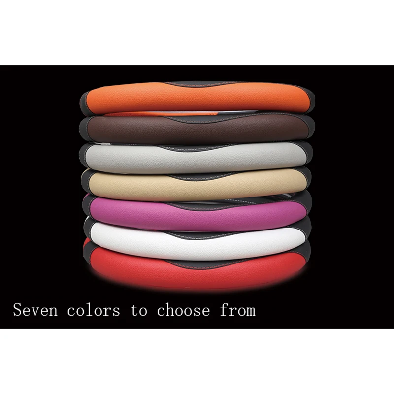 Чехол для руля WLMWL кожа рулевого колеса автомобиля всех моделей Peugeot 206 307 407 207 2008