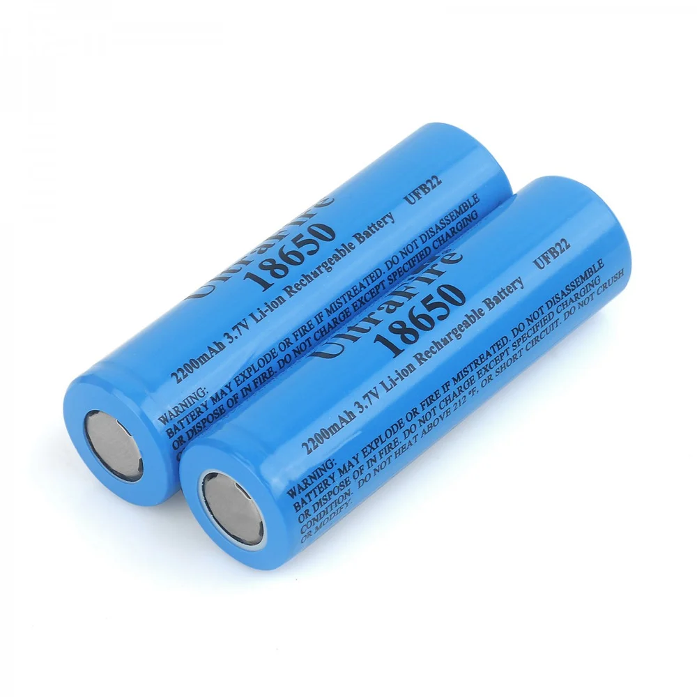 

Литий-ионный аккумулятор UltraFire 100% BRC18650, 2200 мАч, 3,7 в