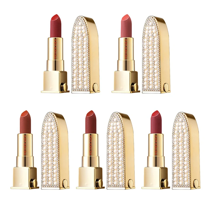 Блестящая Алмазная помада долговечная водостойкая присоска легкая в нанесении