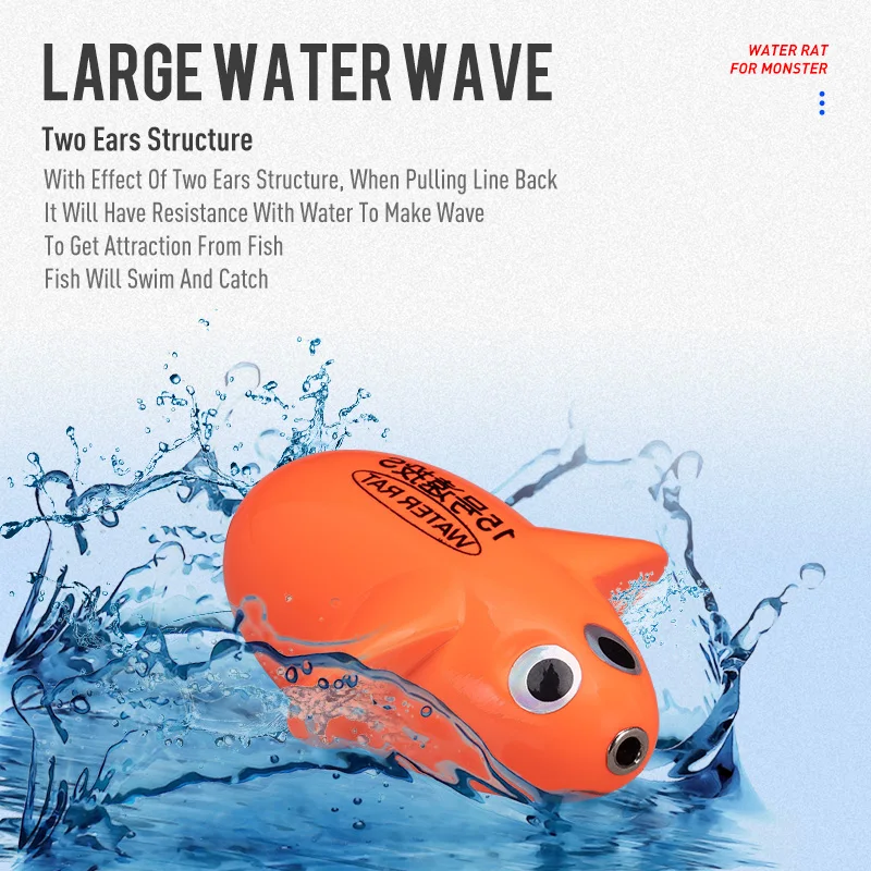 Kingdom WATERRAT Fishing Lure Sinking Floating 70mm 30g/50g 90mm 75g/90g Artificial Far Casting Bionic Hard Bait Fishing Tackles