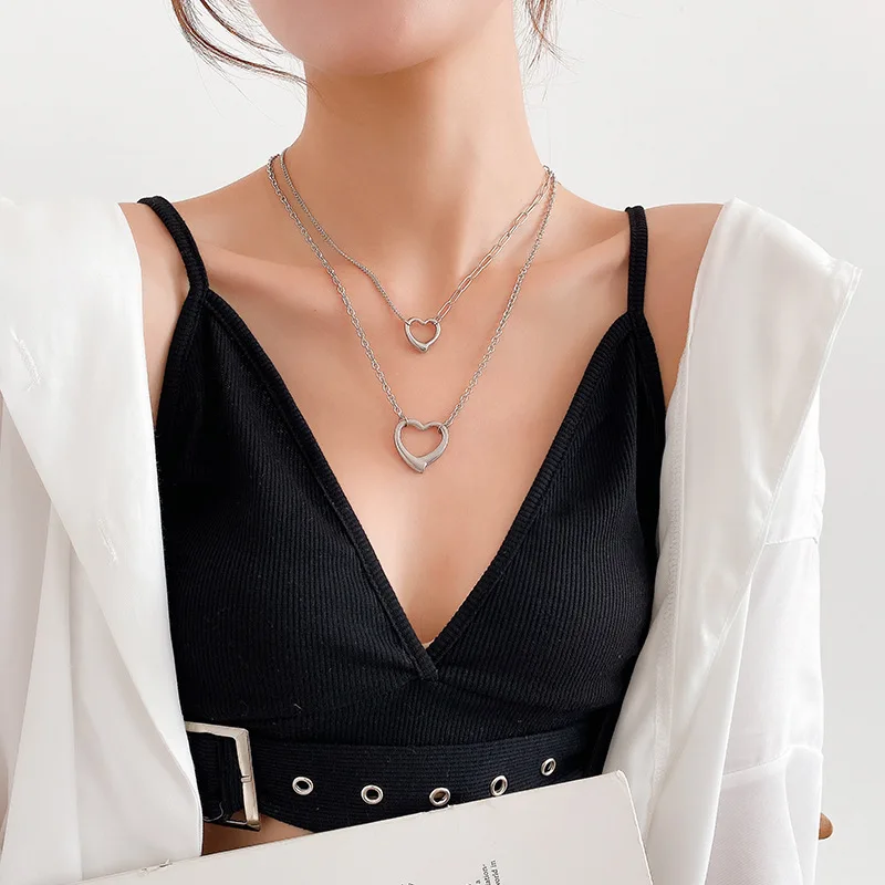 

Fashion simple stainless steel necklace female necklace simple wild clavicle chain hot sale