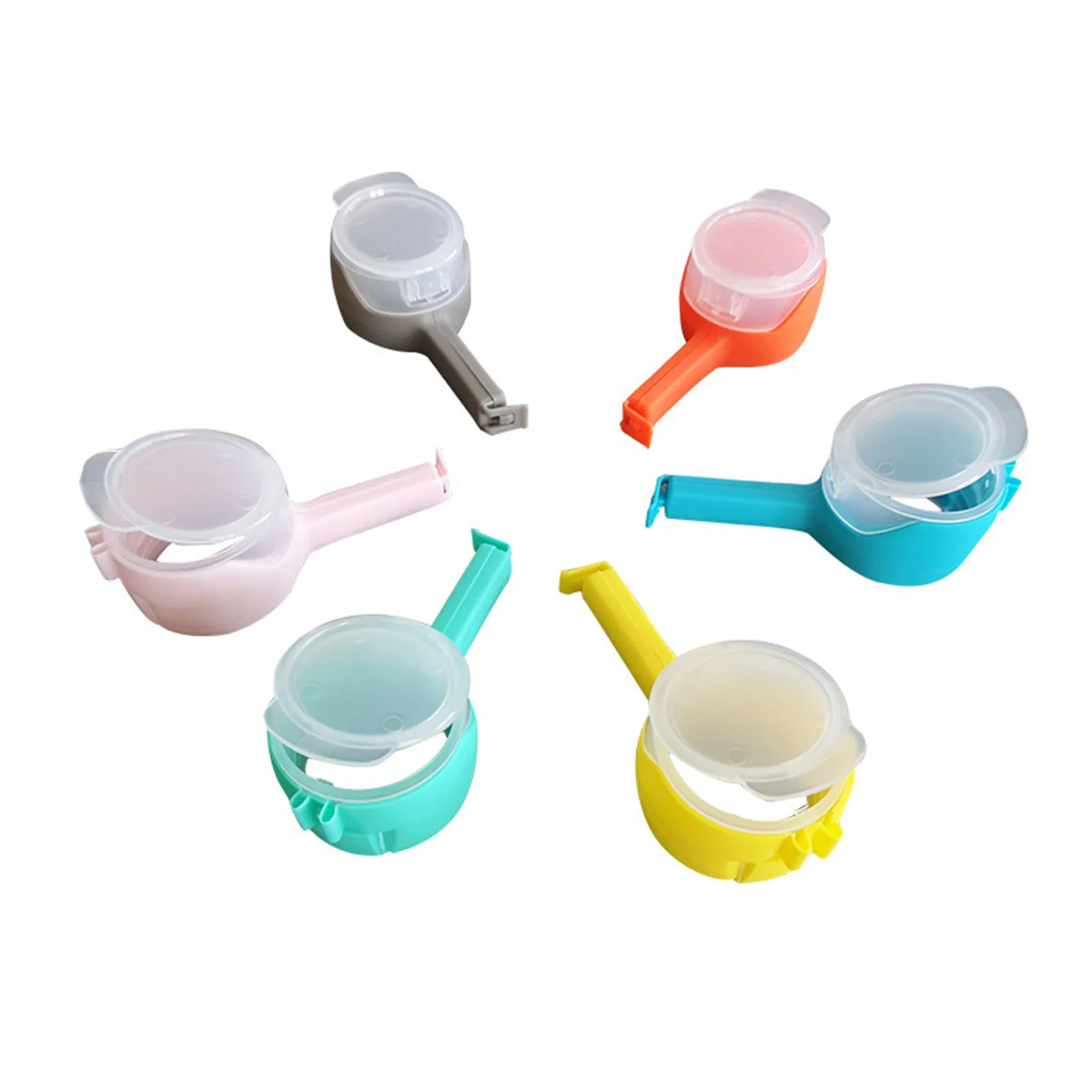 

Kitchen Seal Pour Food Storage Bag Clip Snack Sealing Clip Keeping Fresh Sealer Clamp Plastic Helper Food Saver Travel Tools
