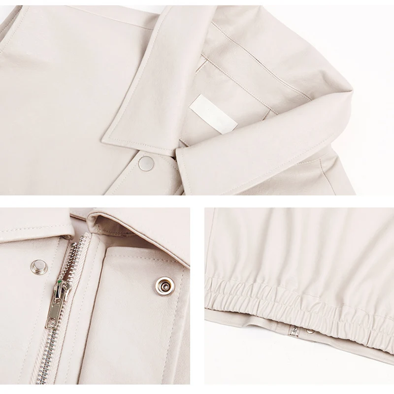 Женский жилет из искусственной кожи Sungtin черный Свободный без рукавов Осень-зима