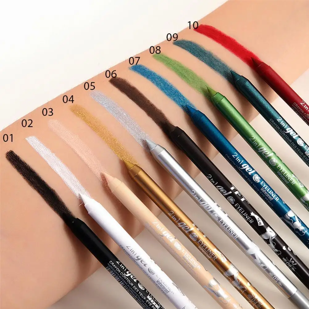 

Waterproof Eyeliner Gel Pencil Long Lasting Eyeliner Makeup Eyeliner Smudge-Proof Pencil Beauty Waterproof Cosmetic Liquid P8H5