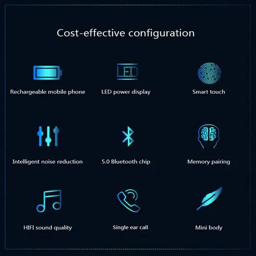 TWS-наушники с поддержкой Bluetooth 5 0 и зарядным футляром | Электроника