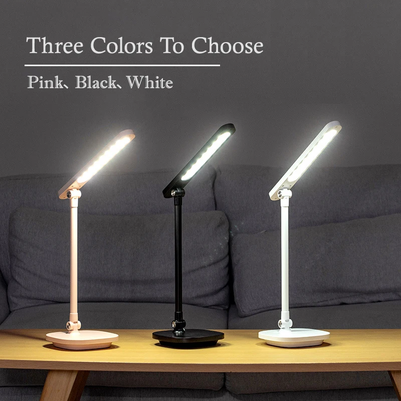 2020 новый дропшиппинг перезаряжаемый светодиодный настольная лампа Регулируемая