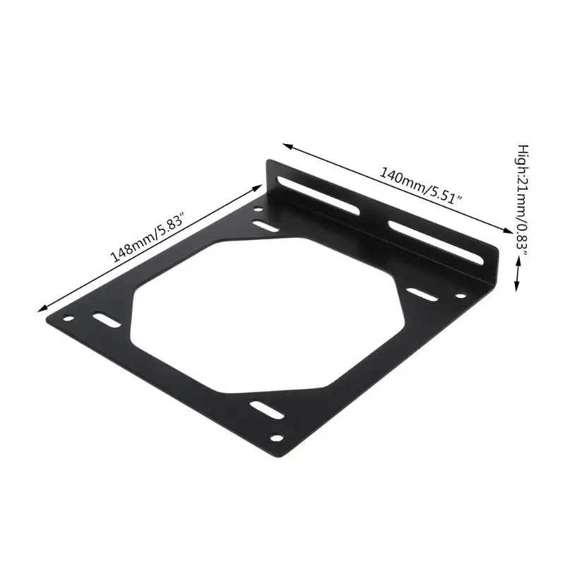 

Fan Bracket 240 Radiator Mounting Bracket Water Cooler for 12/14CM Fan Holder External Computer Case Heatsink Gadget X6HA