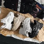 Кроссовки мужские, дышащие, на толстой подошве