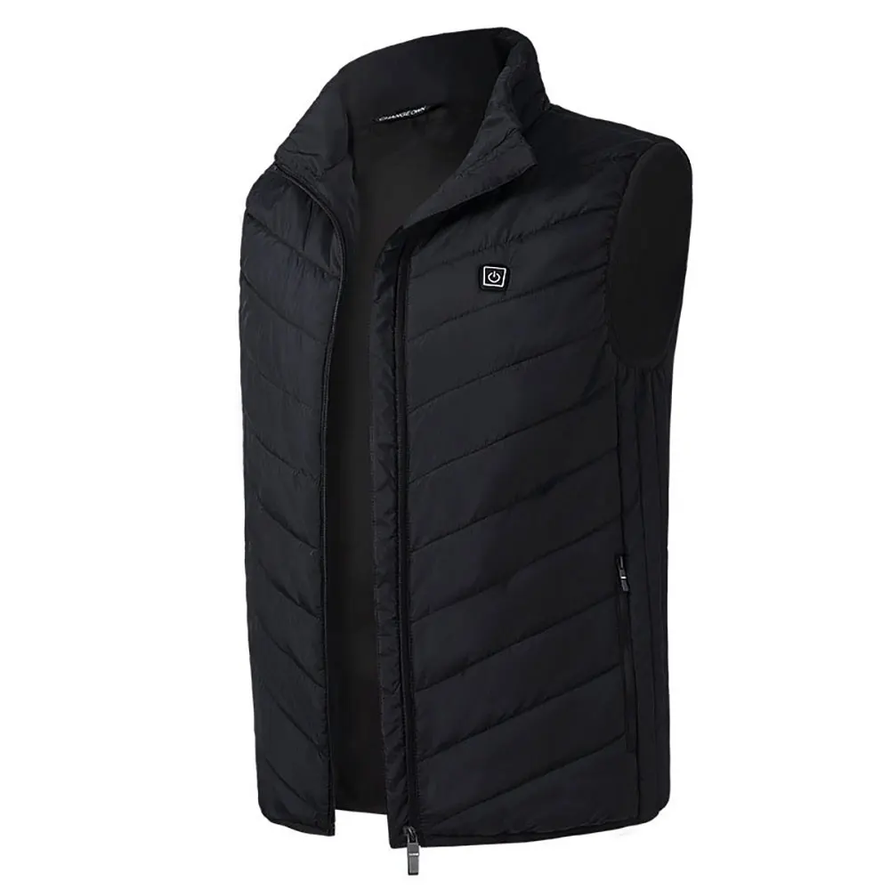 Body Warmer 5-12v Black USB Sleeveless Electric Heated Vest Hot Winter Thermal Pad Clothing Physiotherapy Heating Coat | Спорт и