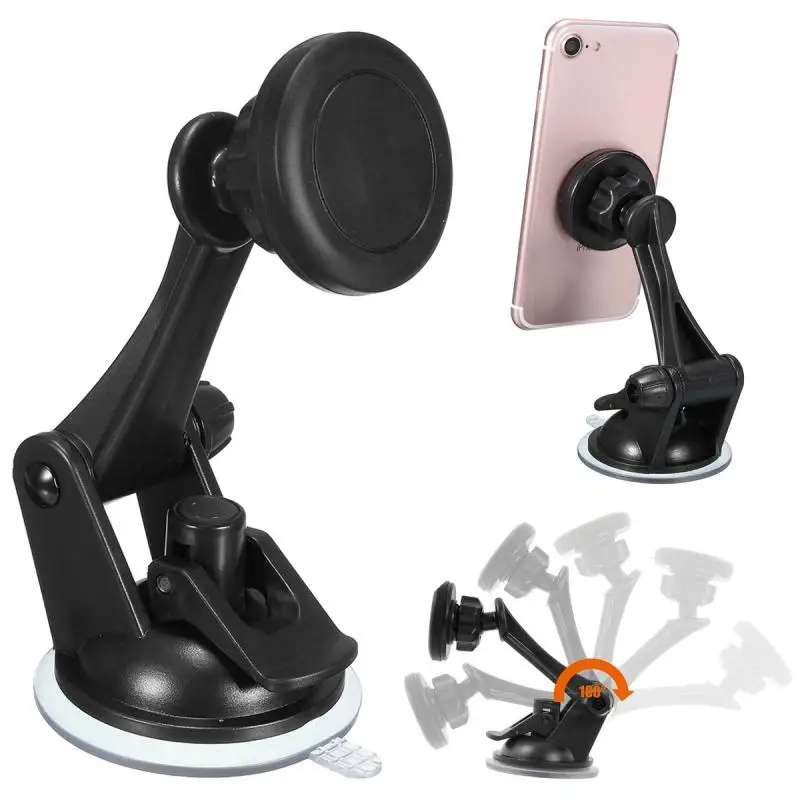 Магнитный автомобильный держатель для телефона мини крепление на