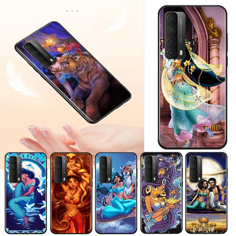 

Princess jasmine For Huawei Y9S Y9A Y9 Y8P Y8S Y7P Y7A Y7 Y6S Y6 Y5 P PRO Lite Prime 2020 2019 Soft Phone Case