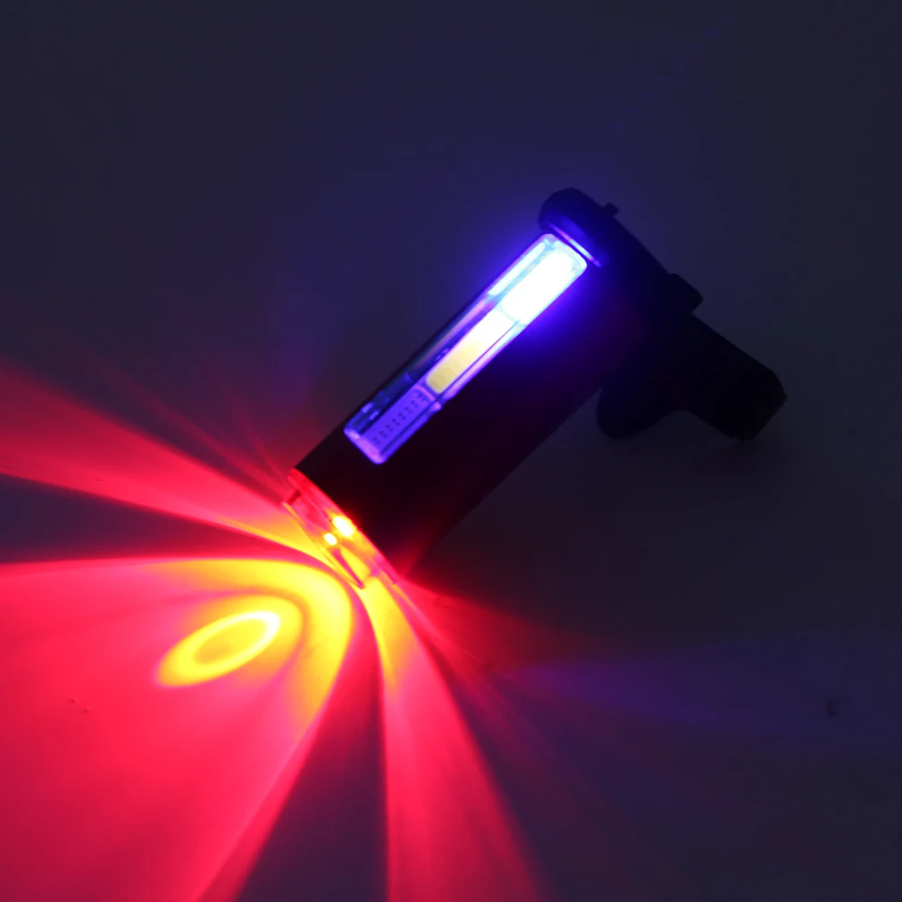 Алюминиевый COB Comet USB Перезаряжаемый велосипедный задний светильник для