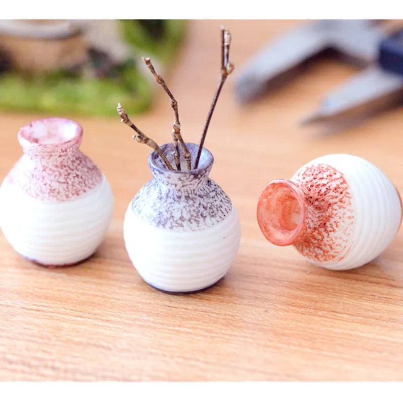 Мини каучуковая миниатюрная Милая ваза для рта аксессуары рукоделия 1 шт.