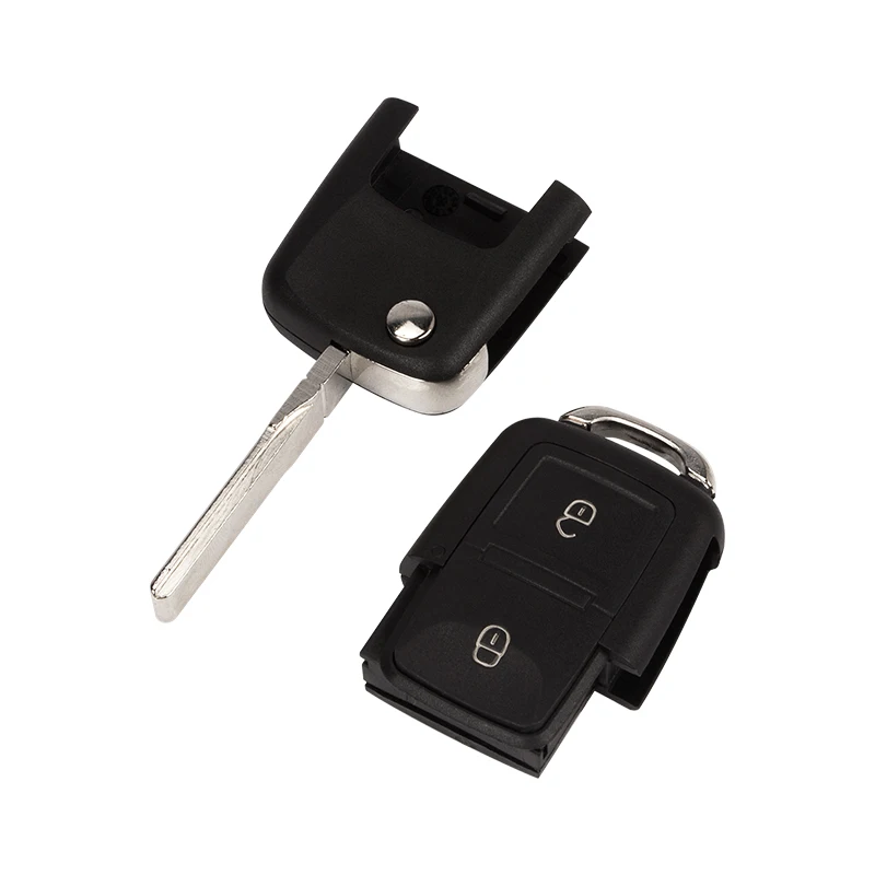 Чехол для автомобильного ключа VDIAGTOOL 3 с двумя кнопками VW VOLKSWAGEN Tiguan Golf Polo MK6 caddy passat