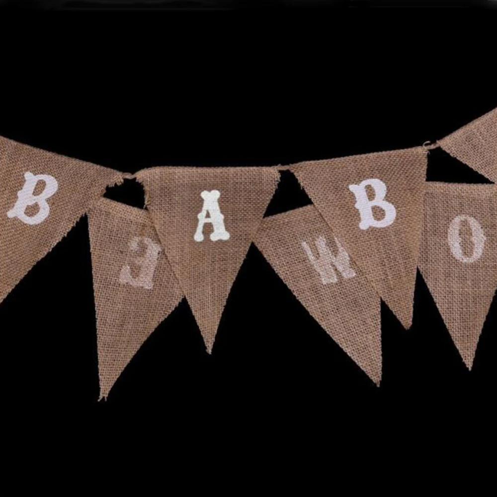 С днем рождения бумаги Гирлянда для детского дня украшение Висячие флажки