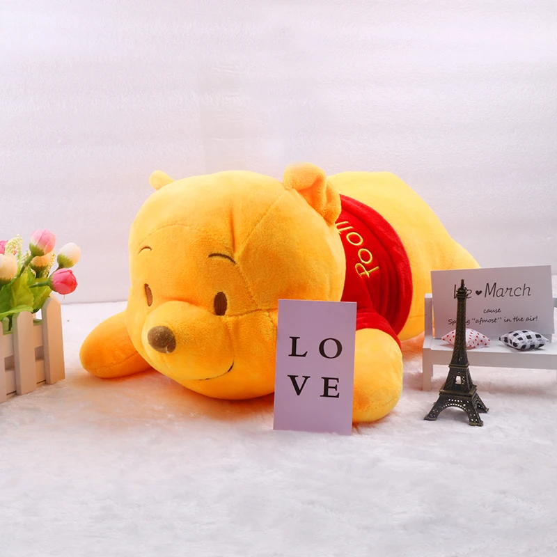40cm Disney Cute Winnie the Pooh Plush Animal Stuffed Toy Body Pillow Cotton Doll Birthday Christmas Present Children Girl | Игрушки и