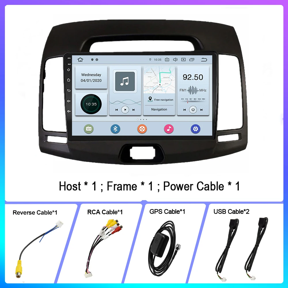 

Autoradio Car Radio for Hyundai Elantra HD 2006-2010 Multimedia Video Player Antenna Android 10.0 No 2din 1din Stereo Bluetooth
