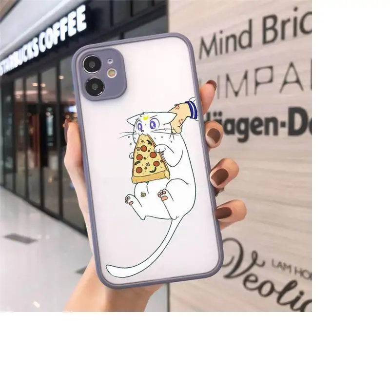 

Japan Anime Sailor Moon Princess Phone Cases matte transparent For gray iPhone 7 8 x xs xr 11 12 pro plus max mini Clear Funda